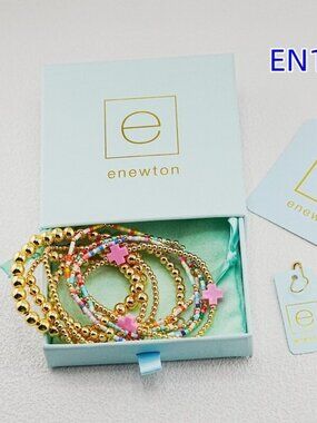 Enewton Nine-Piece Gold Bracelet Set
